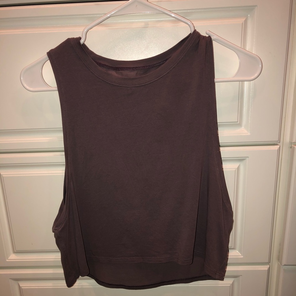 Lululemon Cut-back crop tank